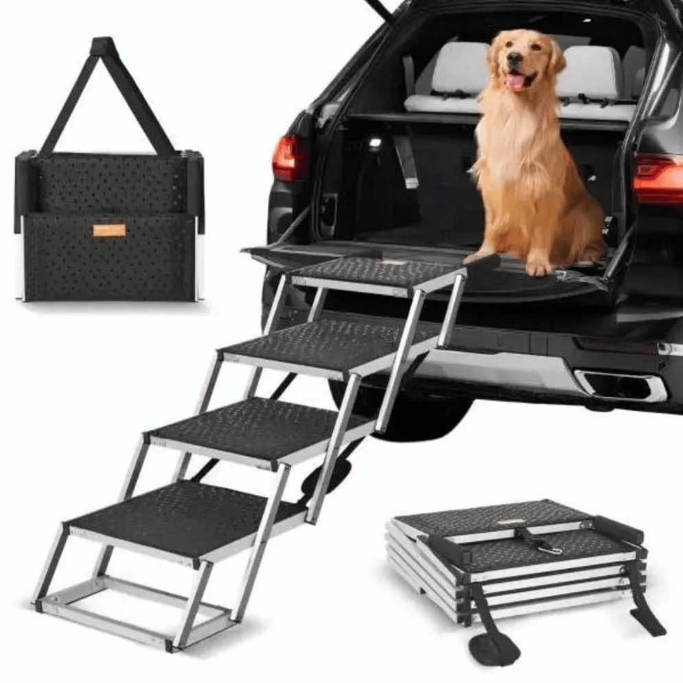Easy-Hop Safe & Secure Folding Dog Car Steps