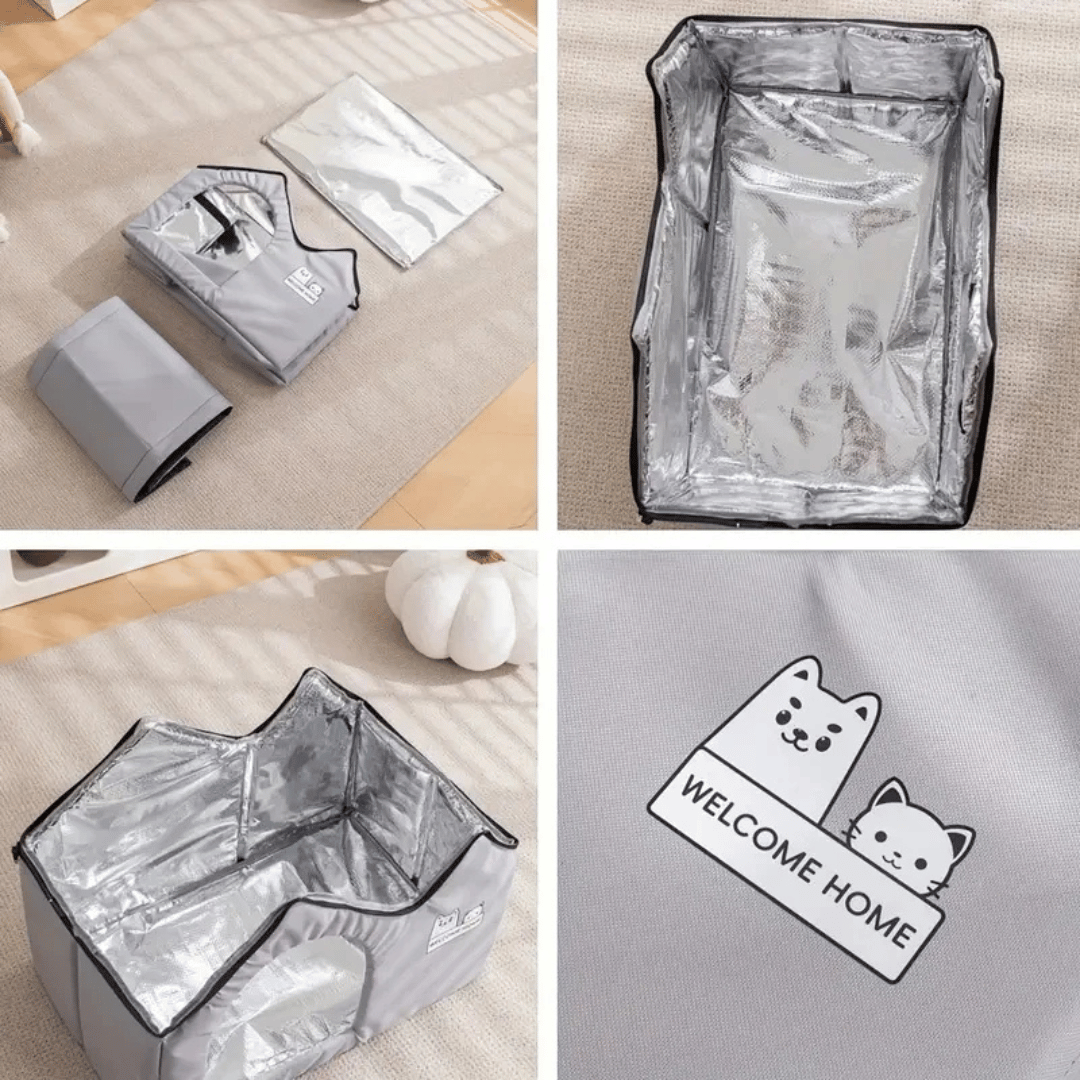 Feline Lodge Summer Cooling Cat House for Indoors & Outdoors