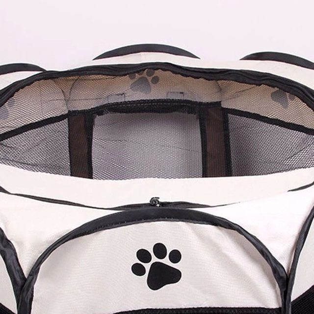 Foldable Pet Playpen Tent for Cats, Puppies & Small Dogs