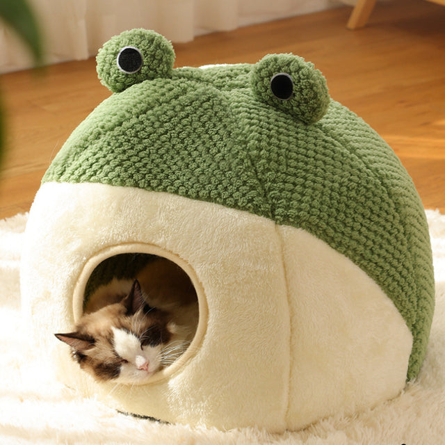 Frog Cat Bed Enclosure
