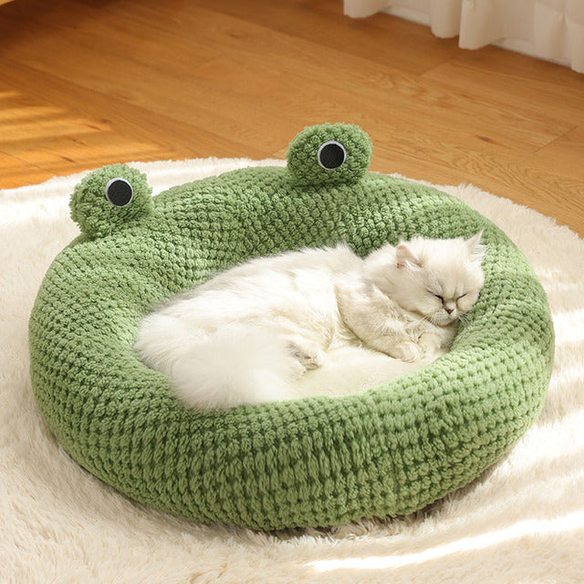 Frog Cat Bed Open Nest