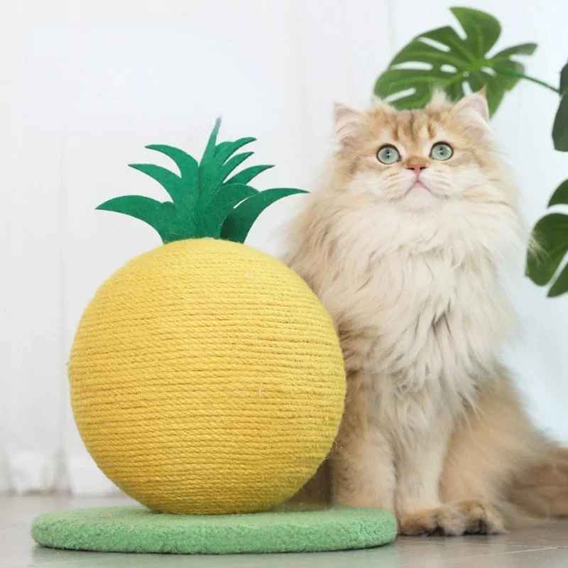Fruity-Kitty Interactive Cat Scratching Ball
