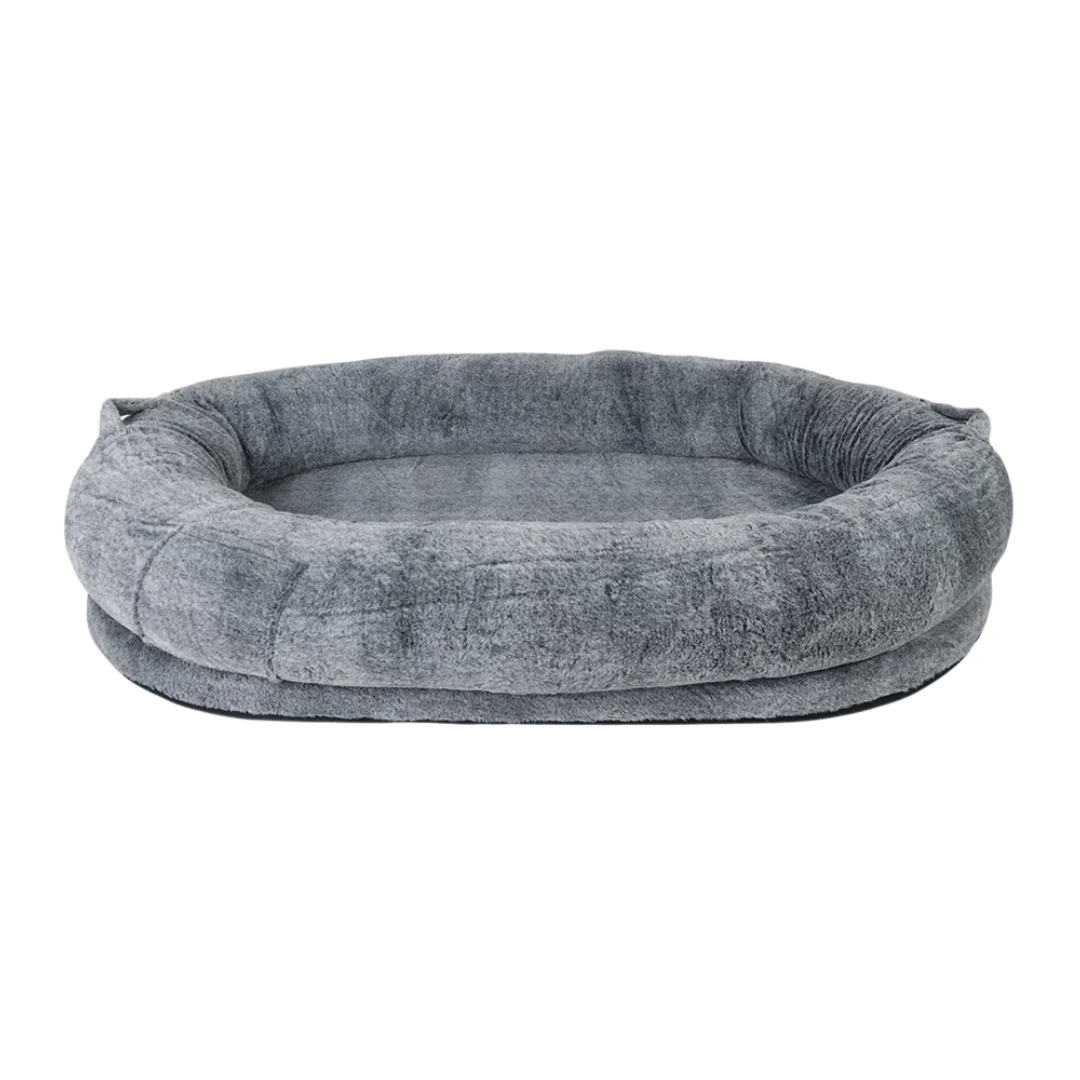 Human Dog Bed for Pets & Adults | XL Orthopedic Bolster