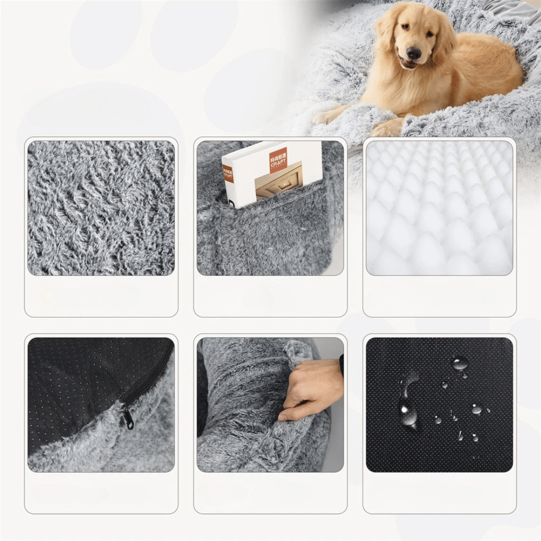 Human Dog Bed for Pets & Adults | XL Orthopedic Bolster
