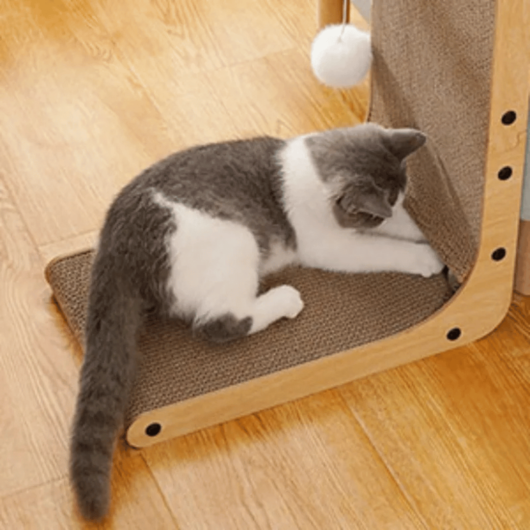 L-Shaped Cat Scratching Board Furniture Protector