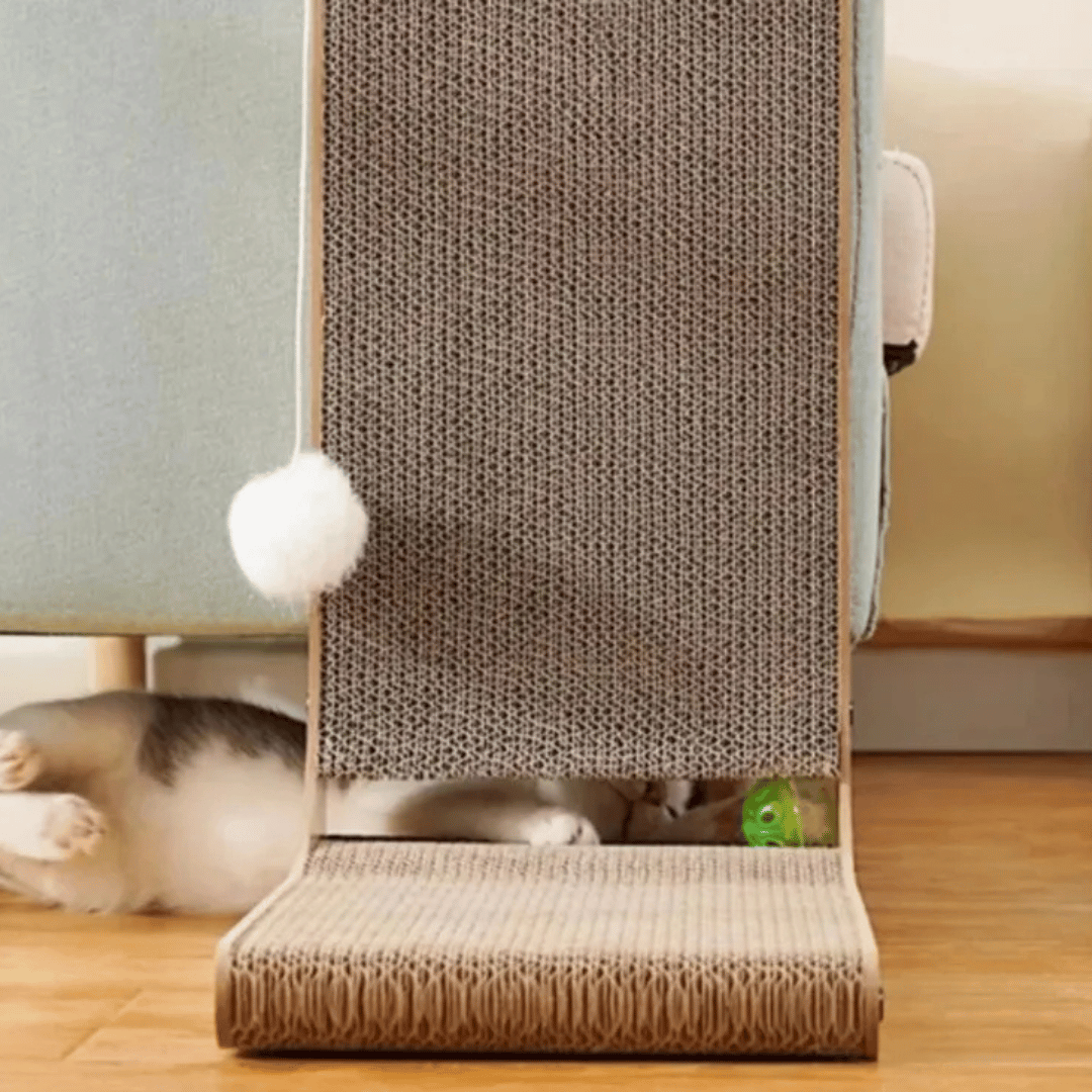 L-Shaped Cat Scratching Board Furniture Protector