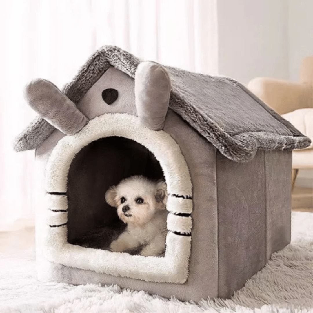 Little Ears Pet Bed House for Cats & Small Dogs
