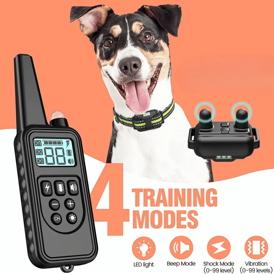 800m Remote-Controlled Dog Training Collar | Waterproof & Rechargeable