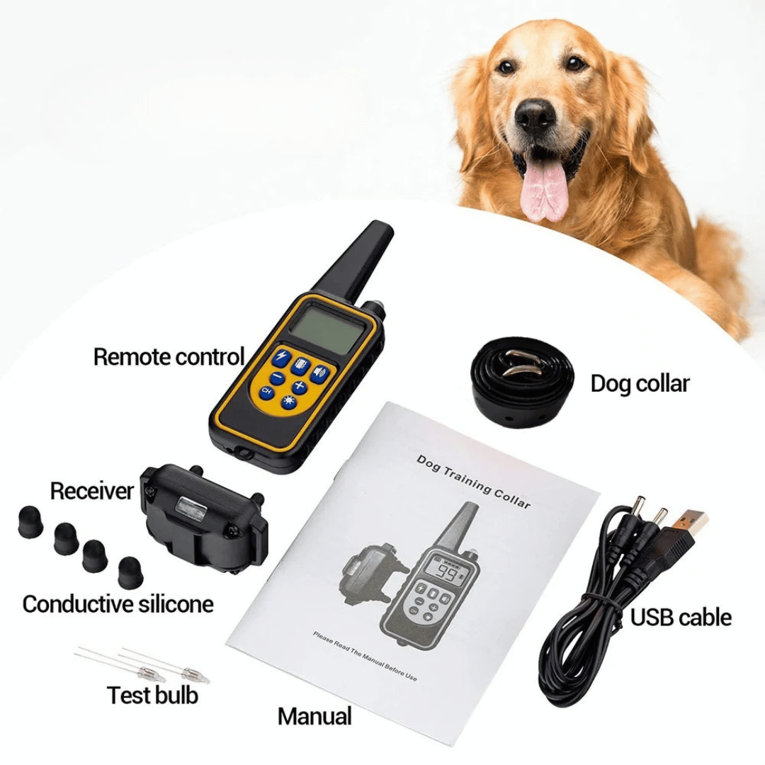 800m Remote-Controlled Dog Training Collar | Waterproof & Rechargeable