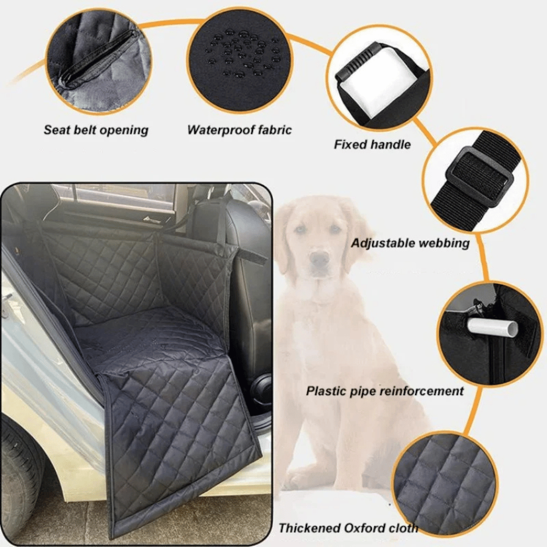 Secure & Reinforced Dog Car Seat