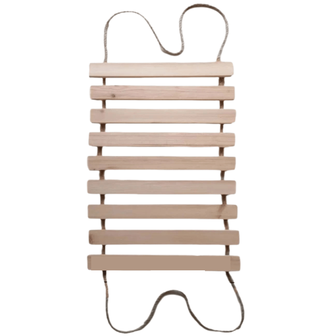 Sisal & Wood Cat Ladder | Wall-Mounted Cat Bridge & Climber