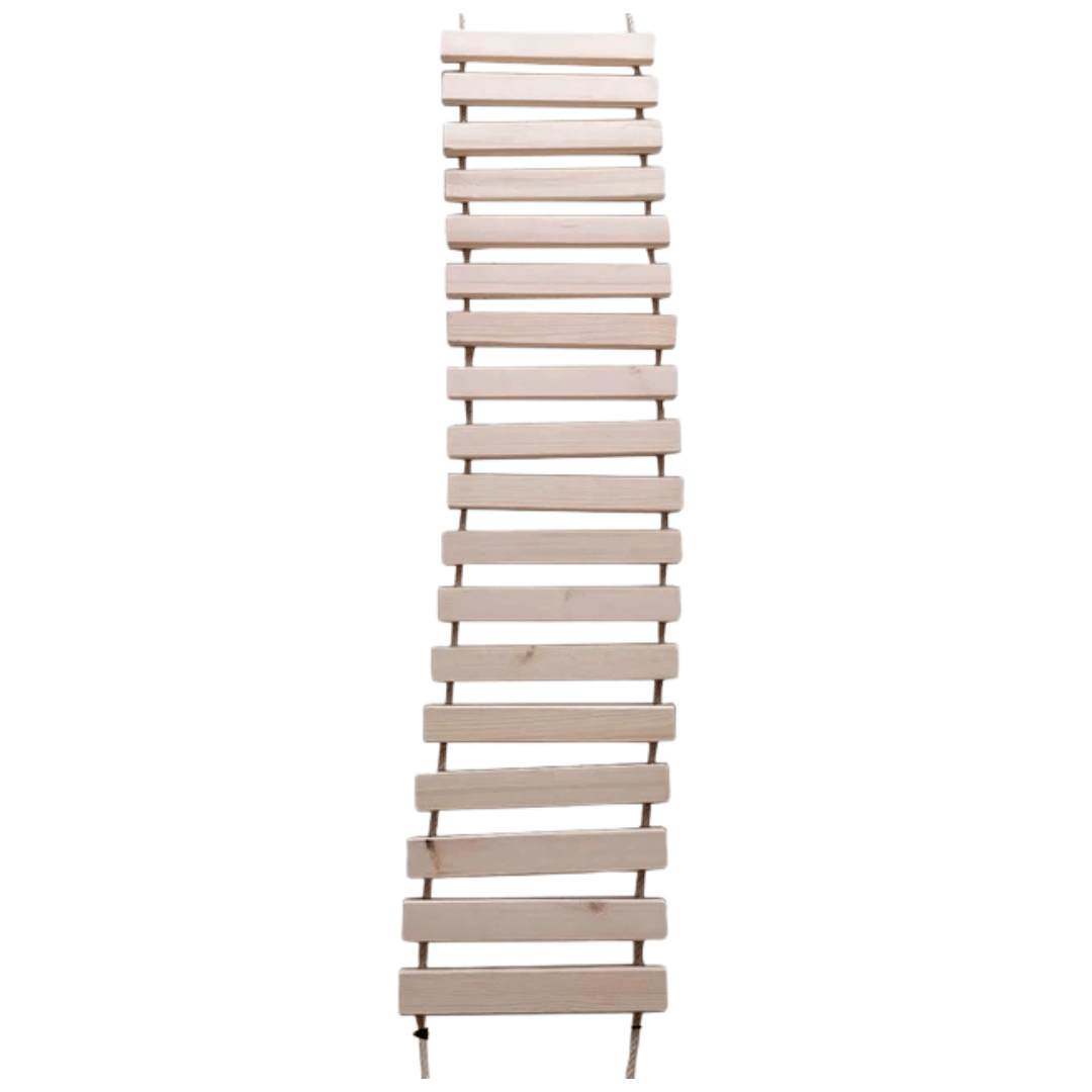 Sisal & Wood Cat Ladder | Wall-Mounted Cat Bridge & Climber