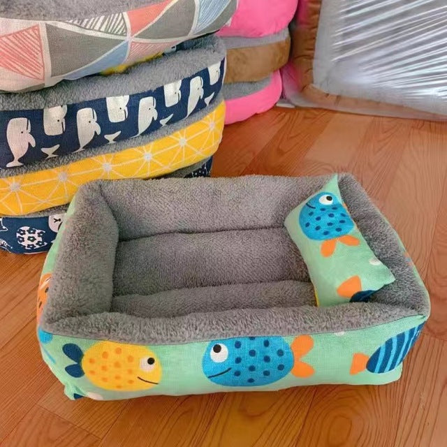 Snug Dreams Pet Bed & Pillow for Cats & Small Dogs