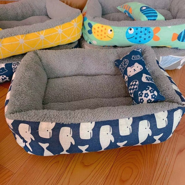 Snug Dreams Pet Bed & Pillow for Cats & Small Dogs