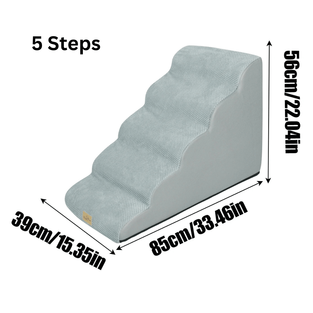 Stylish Dog Steps for Bed & Sofa with Washable Cover
