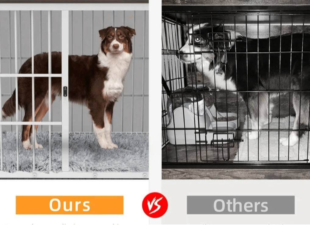 Stylish Wooden Top Dog Crate Furniture