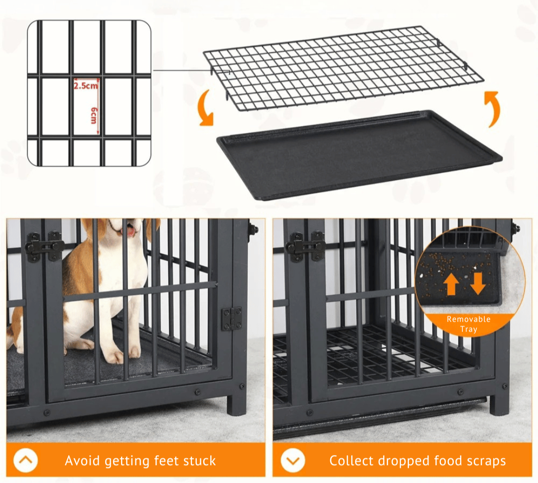 Stylish Wooden Top Dog Crate Furniture