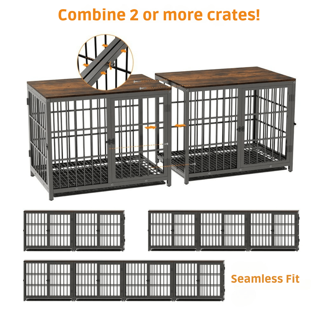 Stylish Wooden Top Dog Crate Furniture