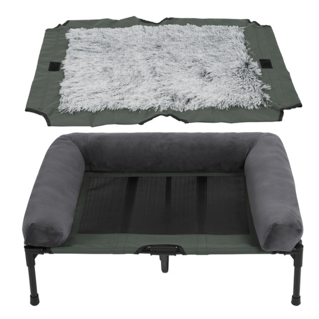 XL Raised Dog Bolster Bed for Large Dogs