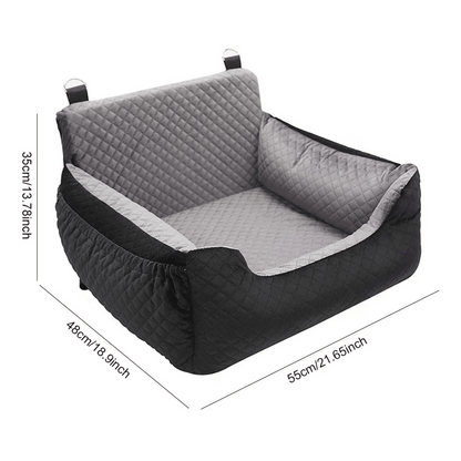 Cushioned & Washable Dog Car Seat